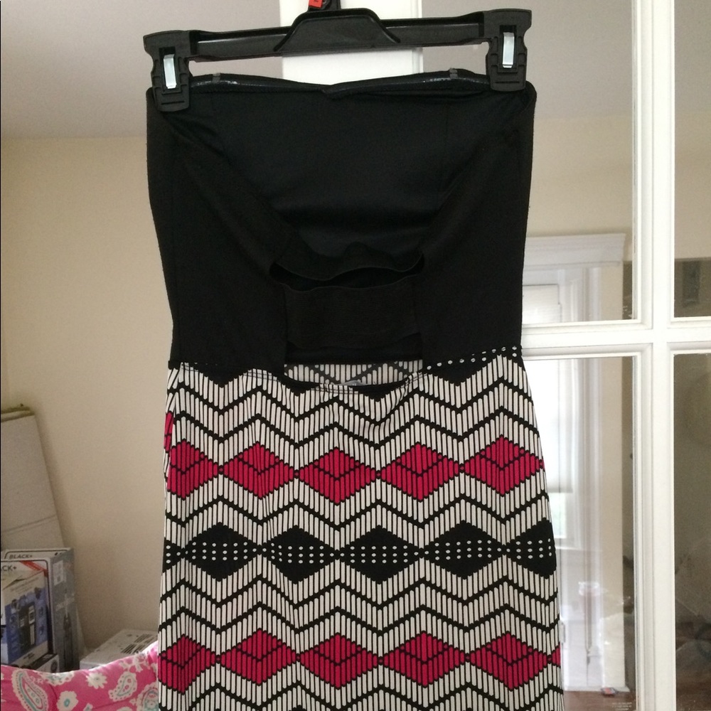 Tube top mini dress